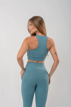 Conjunto Celeste - Conjunto Fitness Feminino com Top de Sustentação e Legging