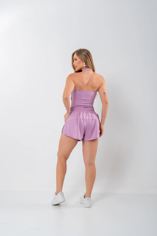 Conjunto Serena - Conjunto Fitness Feminino Short Duplo com Bolso