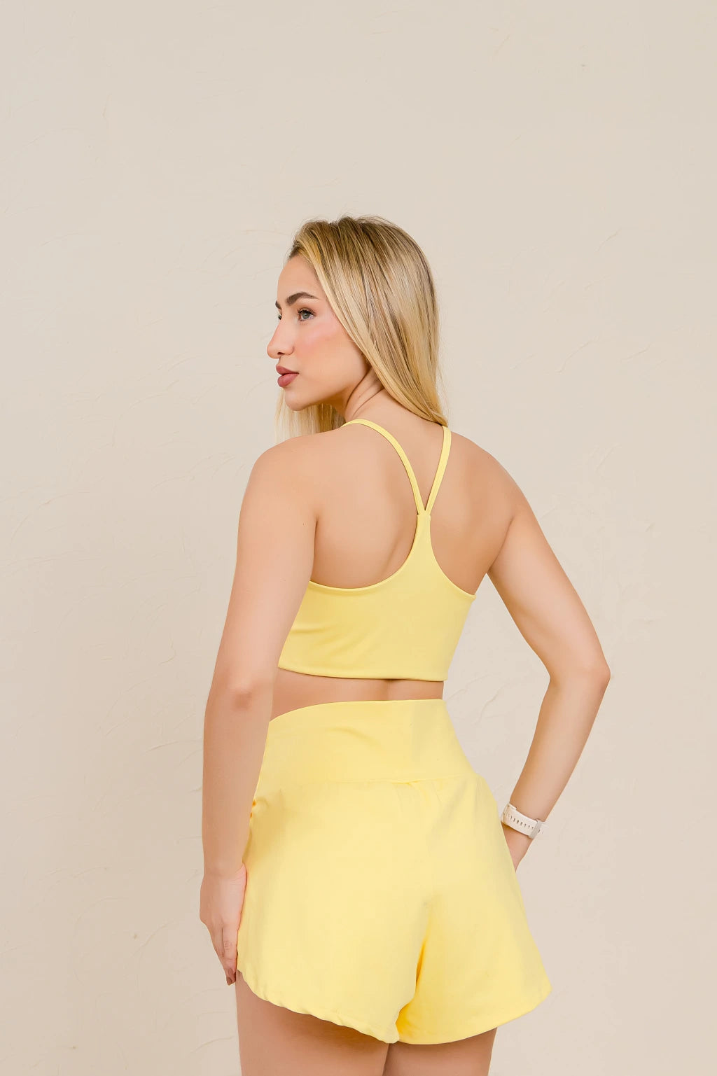 Conjunto Soléa - Conjunto Fitness Feminino Short Duplo com Bolso